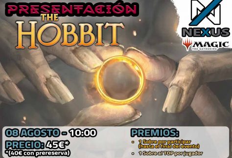Presetancion hobbit prerelease mtg tcg evento magic tienda nexus