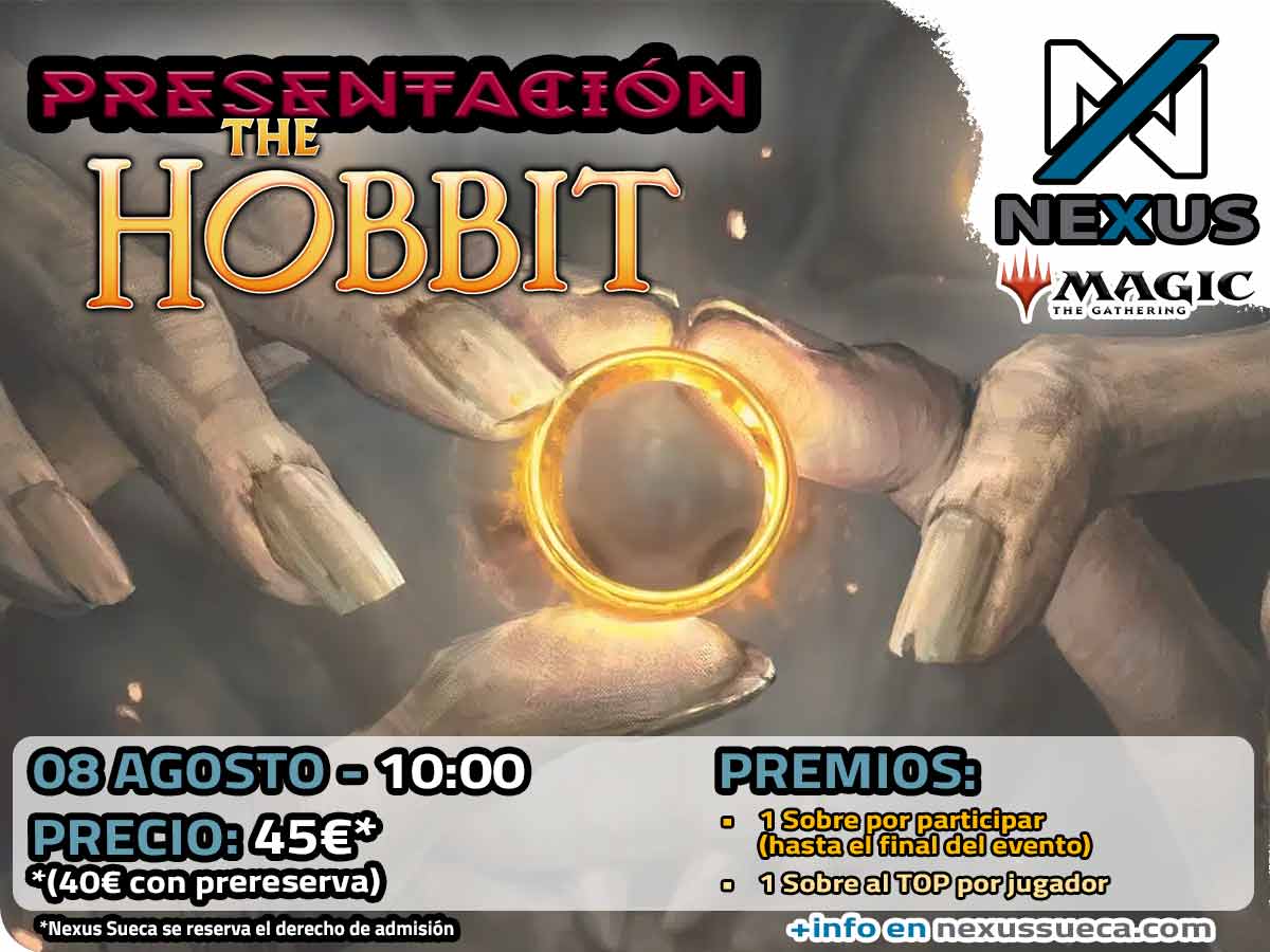 Presetancion hobbit prerelease mtg tcg evento magic tienda nexus