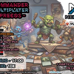 Imagen del evento Commander preconstruido en Nexus Sueca para jugadores de Magic: The Gathering.