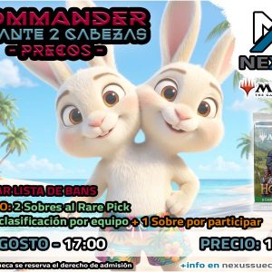 Imagen del evento Commander Gigante de 2 Cabezas en Nexus Sueca para jugadores de Magic: The Gathering.