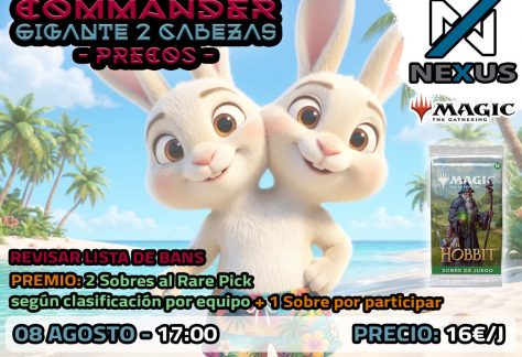 Imagen del evento Commander Gigante de 2 Cabezas en Nexus Sueca para jugadores de Magic: The Gathering.