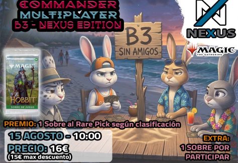 Torneo Bracket 3 commander Multiplayer en Nexus Sueca