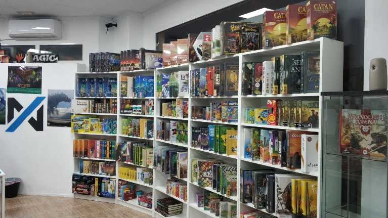 Interior de la tienda Nexus Sueca